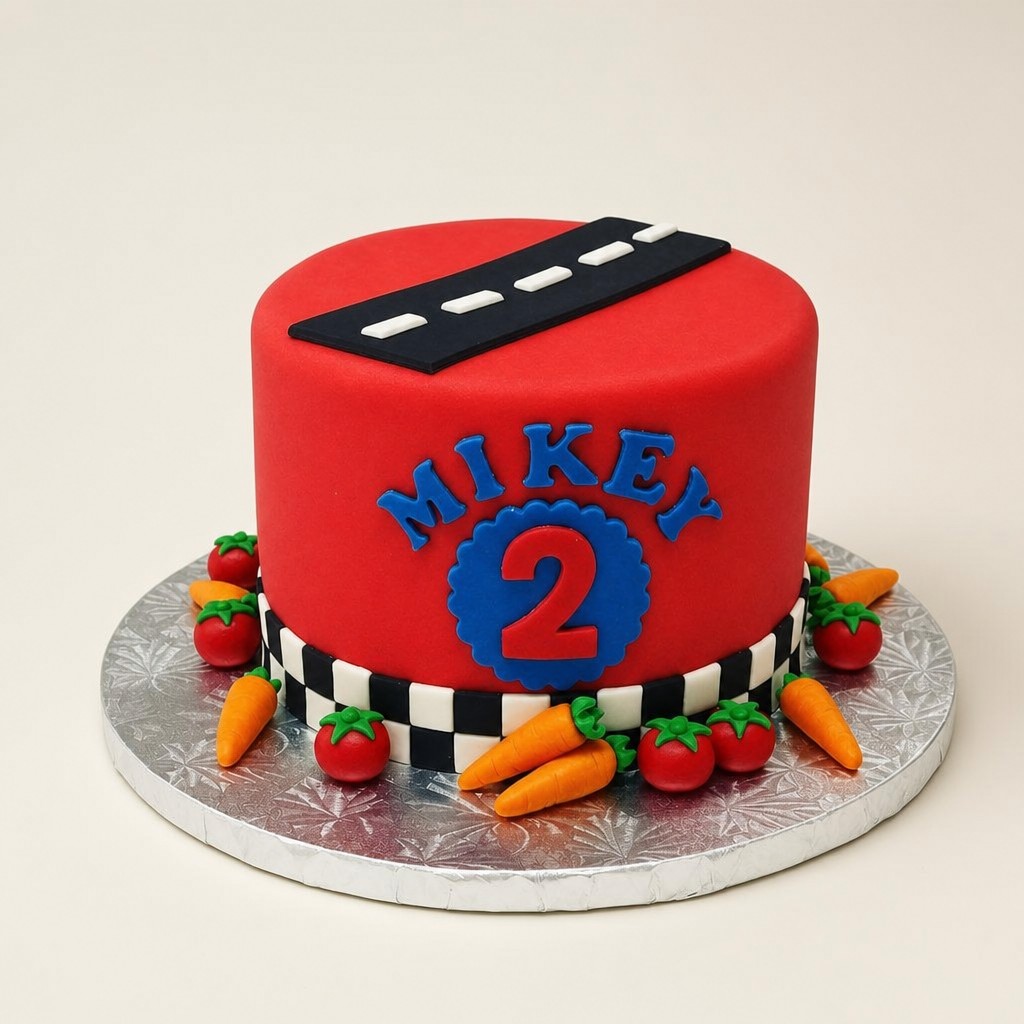 Birthday cake by Sweet Escape Cake Company, Indianapolis