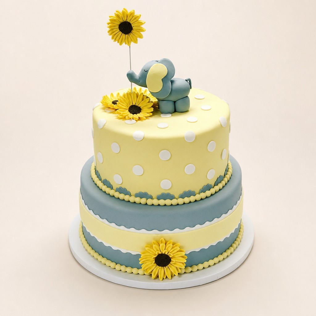 Baby shower cake by Sweet Escape Cake Company, Indianapolis