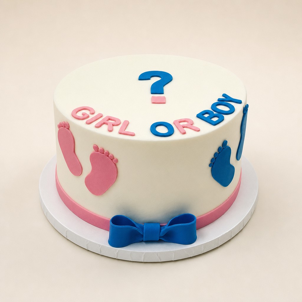 Baby shower cake by Sweet Escape Cake Company, Indianapolis