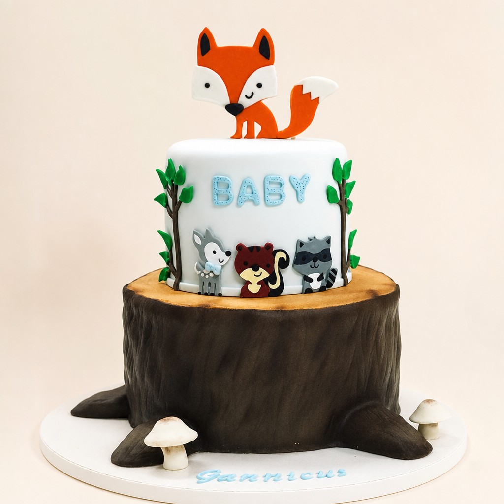 Baby shower cake by Sweet Escape Cake Company, Indianapolis