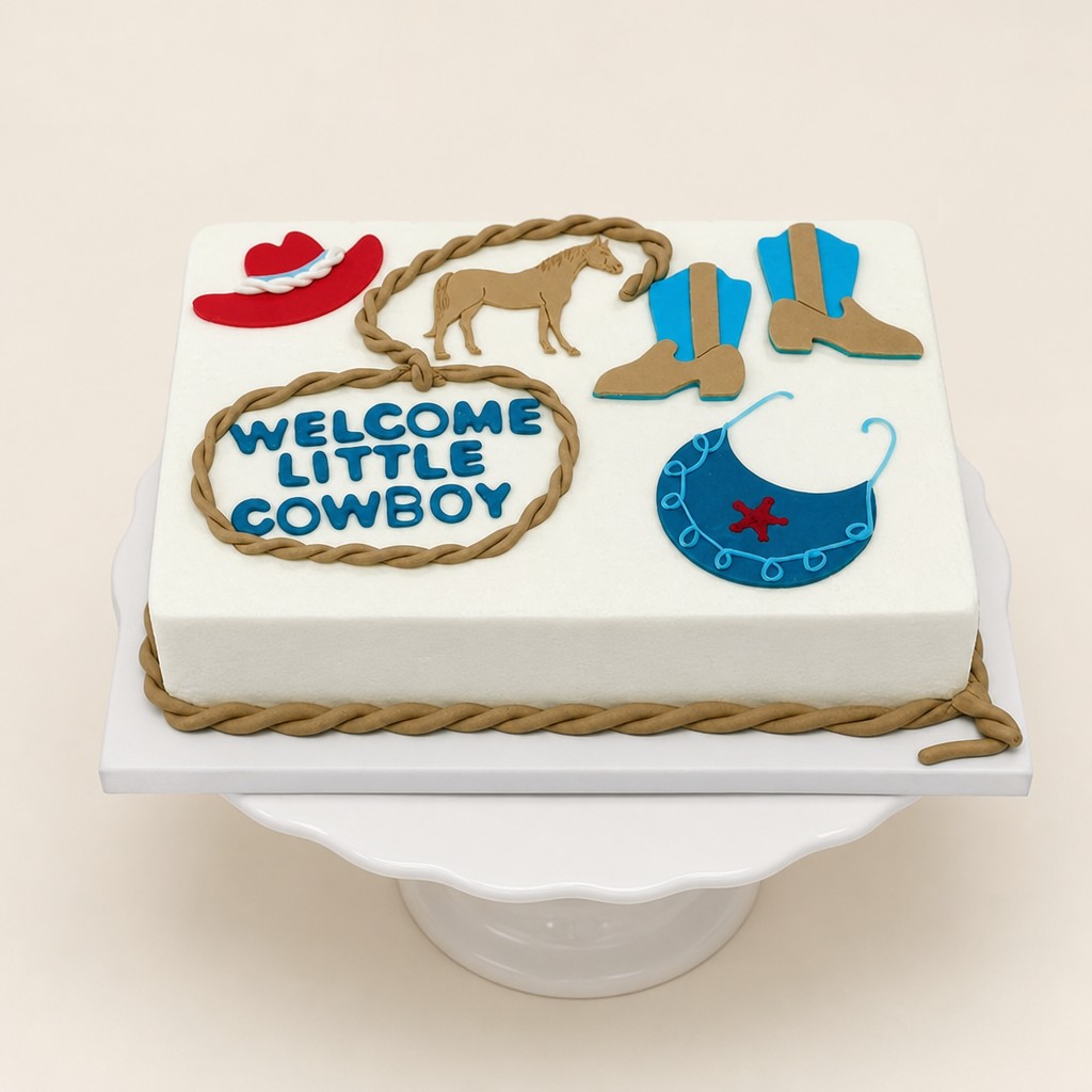 Baby shower cake by Sweet Escape Cake Company, Indianapolis