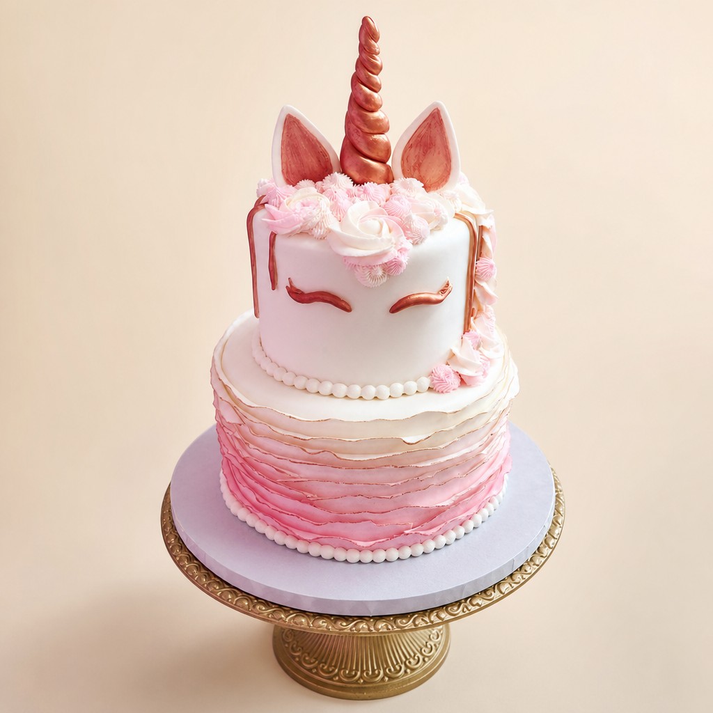 Birthday cake by Sweet Escape Cake Company, Indianapolis