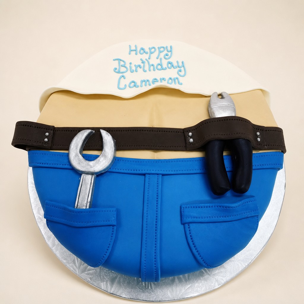 Birthday cake by Sweet Escape Cake Company, Indianapolis