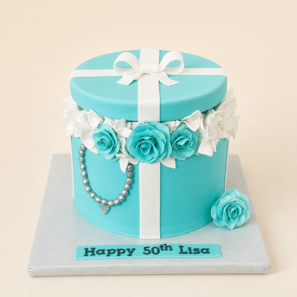 Birthday cake by Sweet Escape Cake Company, Indianapolis