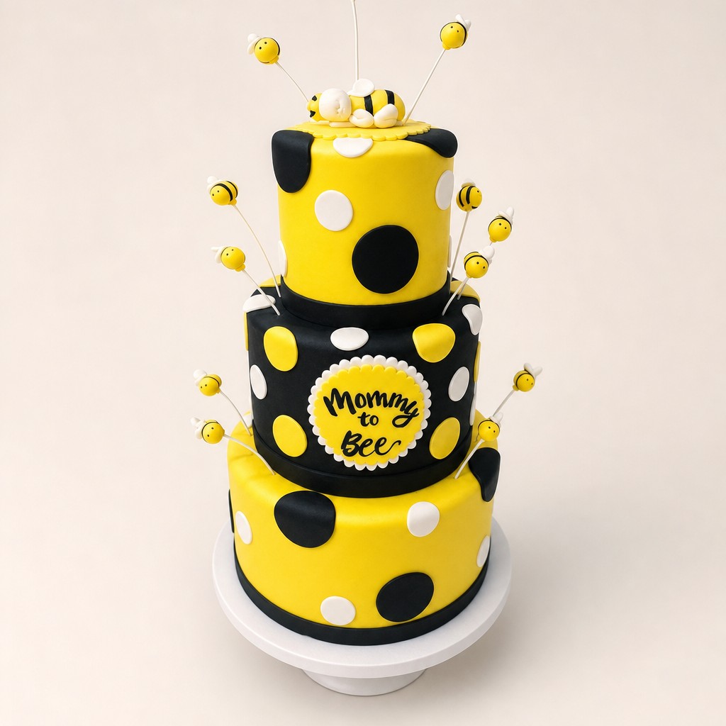 Baby shower cake by Sweet Escape Cake Company, Indianapolis