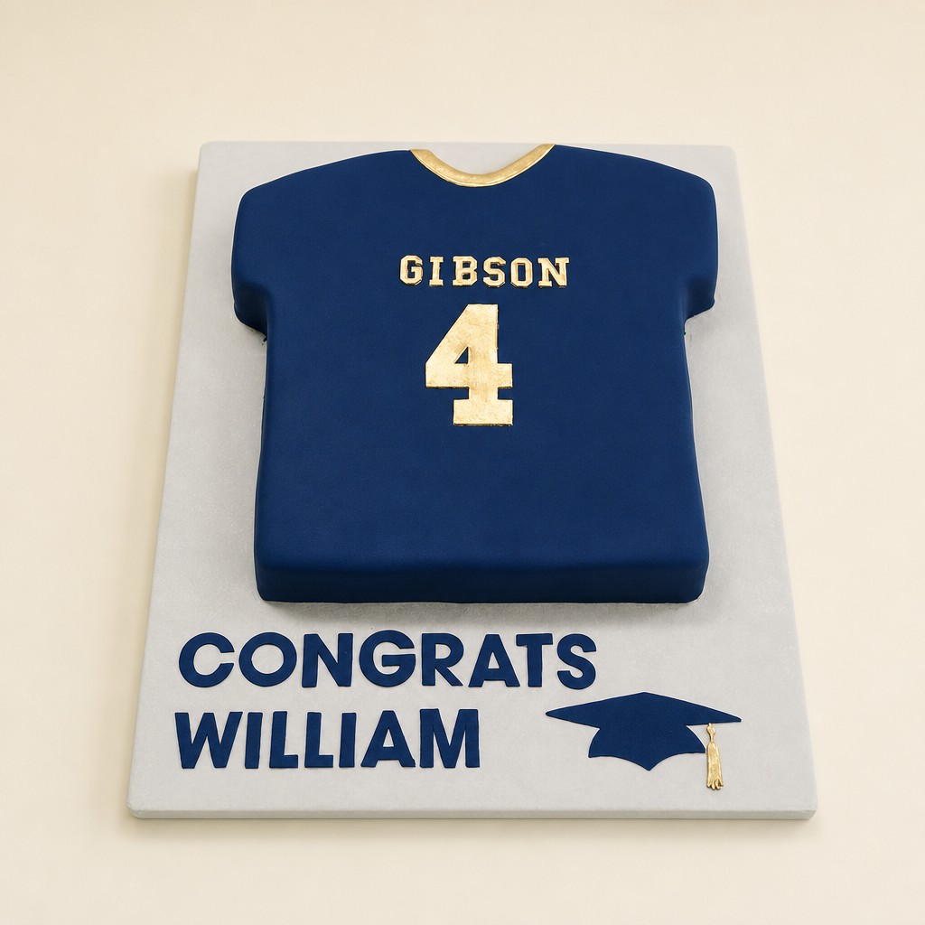 Graduation cake by Sweet Escape Cake Company, Indianapolis