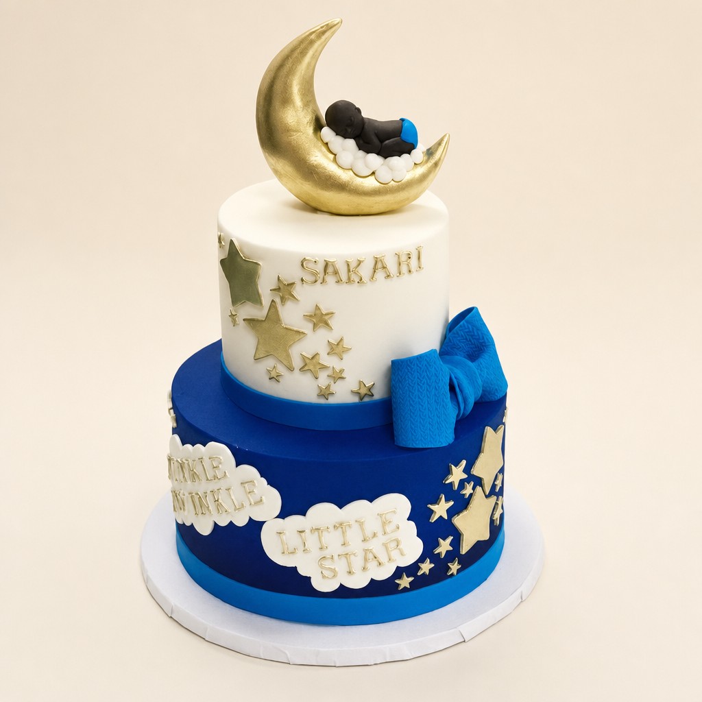 Baby shower cake by Sweet Escape Cake Company, Indianapolis