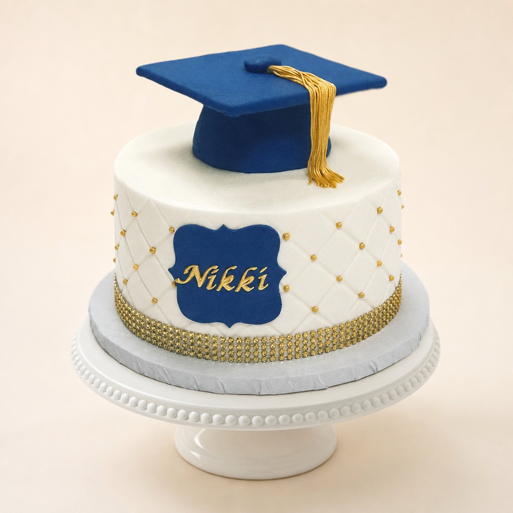 Graduation cake by Sweet Escape Cake Company, Indianapolis