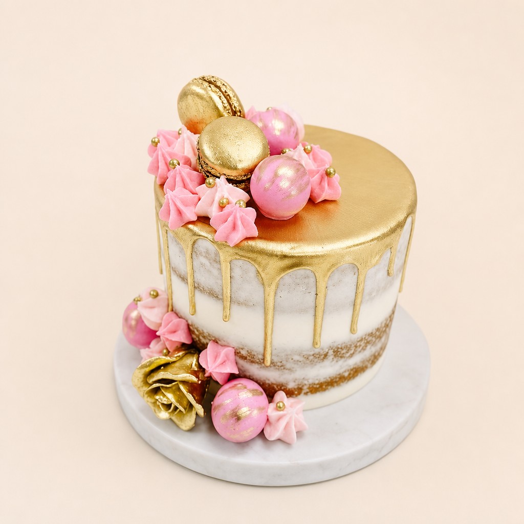 Birthday cake by Sweet Escape Cake Company, Indianapolis