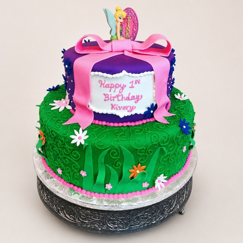 Birthday cake by Sweet Escape Cake Company, Indianapolis