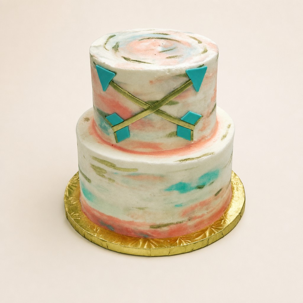 Baby shower cake by Sweet Escape Cake Company, Indianapolis