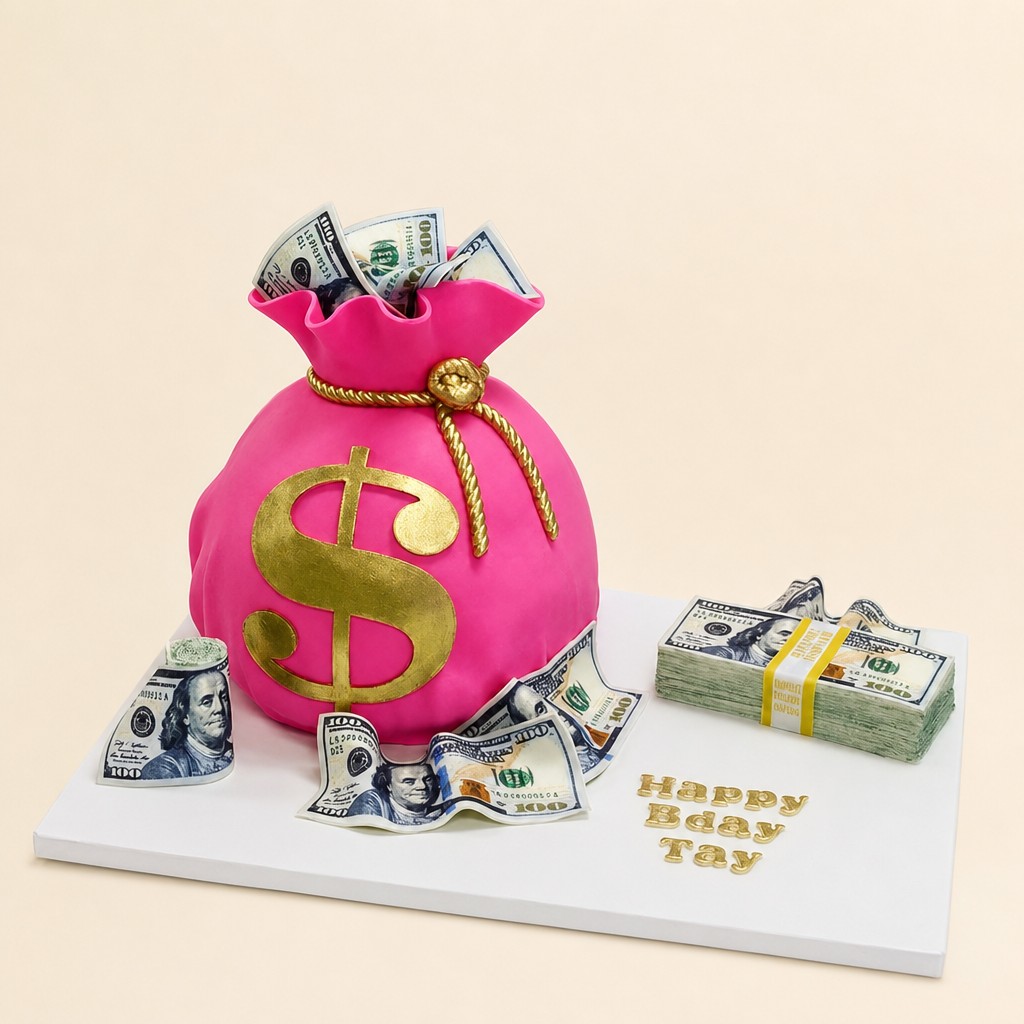 Birthday cake by Sweet Escape Cake Company, Indianapolis