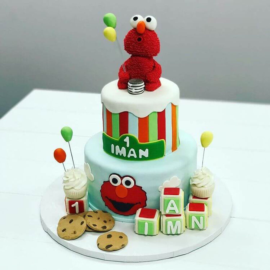 Birthday cake by Sweet Escape Cake Company, Indianapolis