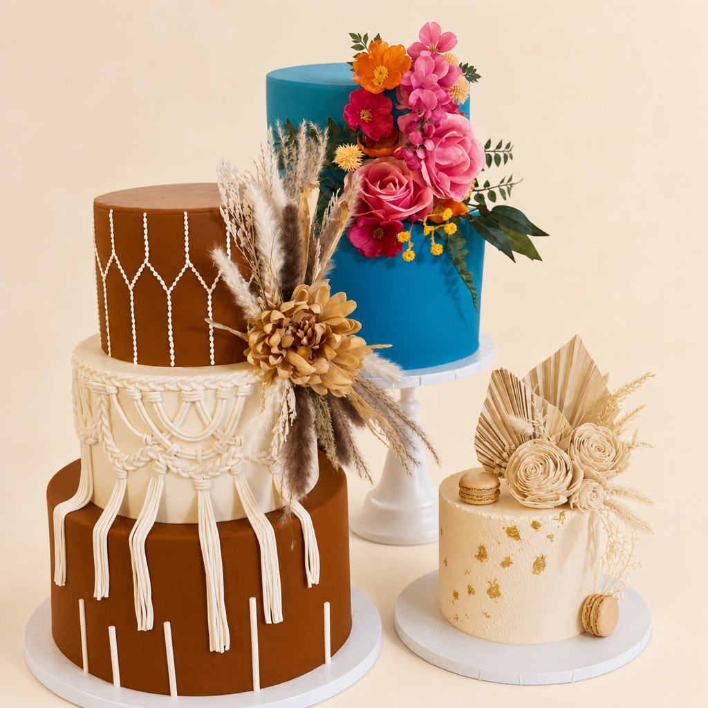 Wedding cake by Sweet Escape Cake Company, Indianapolis