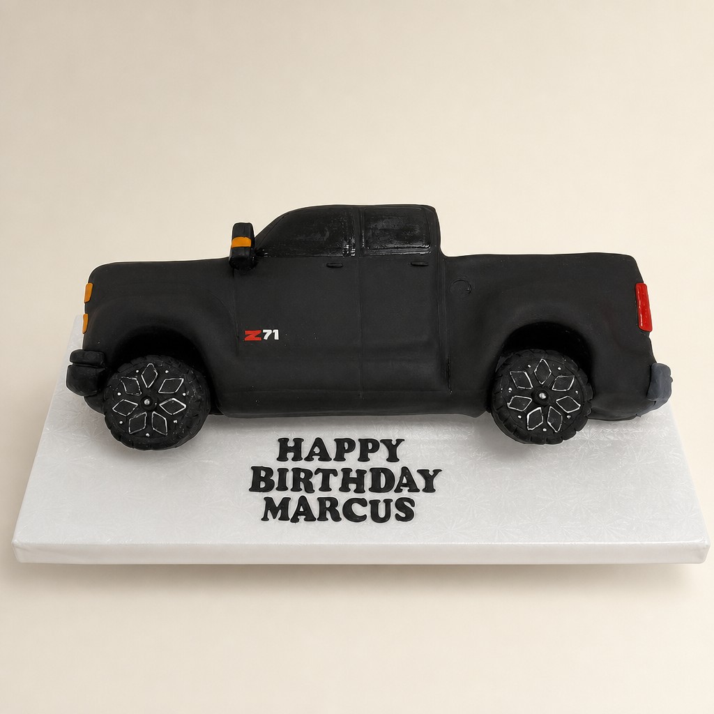 Birthday cake by Sweet Escape Cake Company, Indianapolis