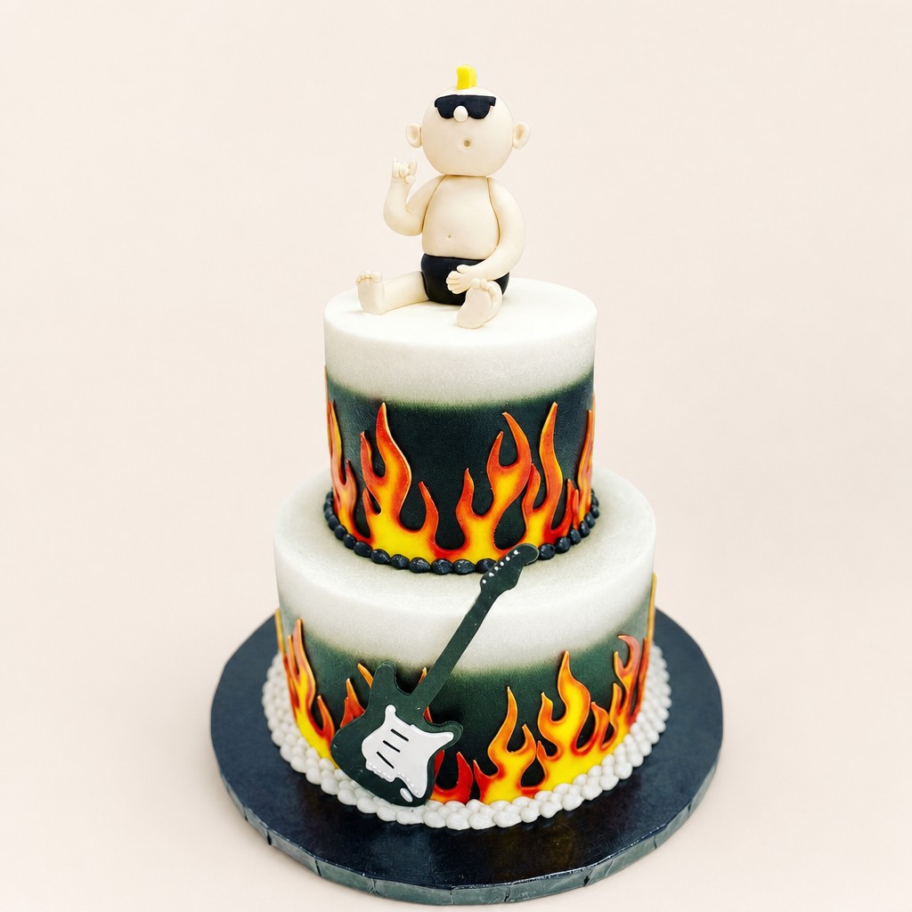 Baby shower cake by Sweet Escape Cake Company, Indianapolis