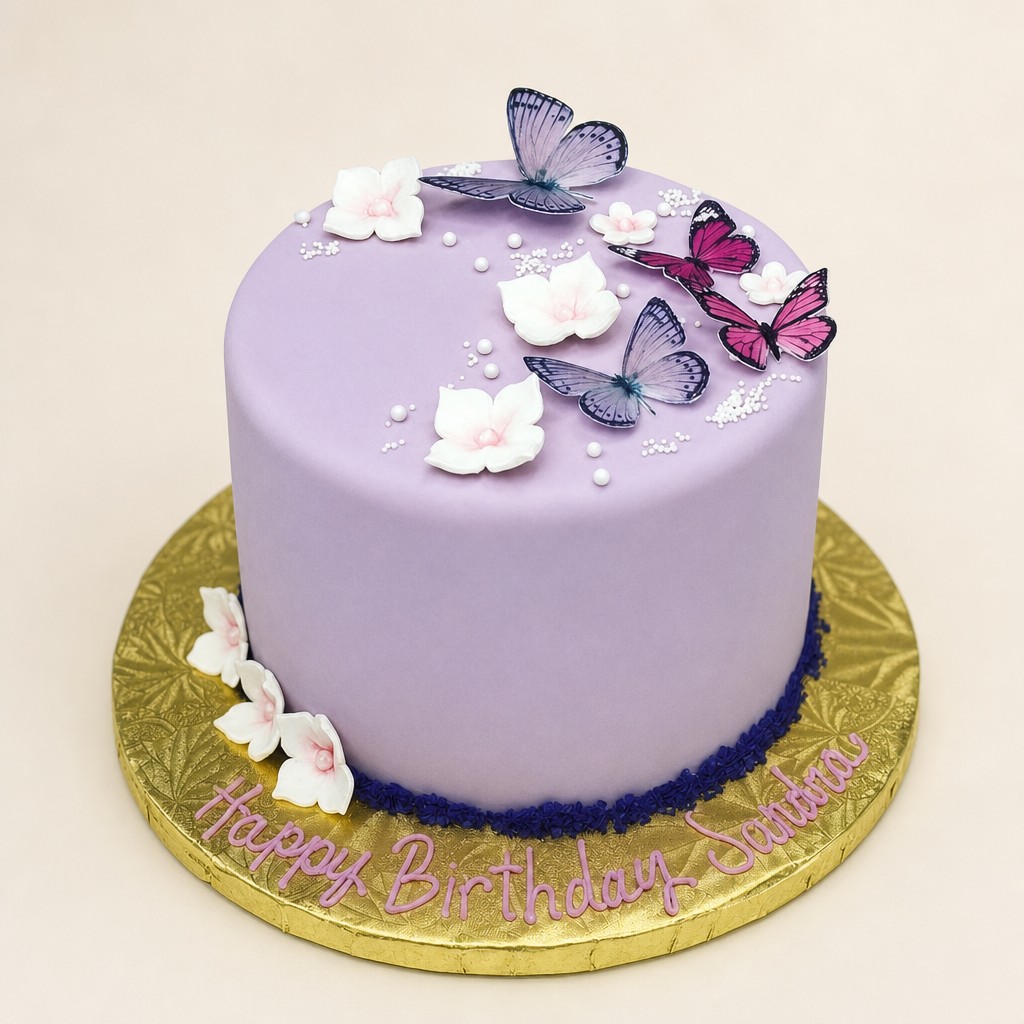 Birthday cake by Sweet Escape Cake Company, Indianapolis