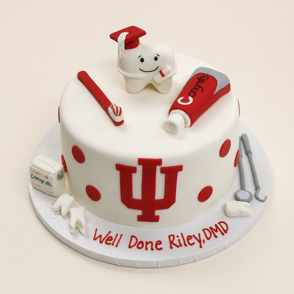 Graduation cake by Sweet Escape Cake Company, Indianapolis