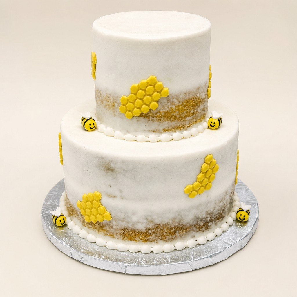Baby shower cake by Sweet Escape Cake Company, Indianapolis