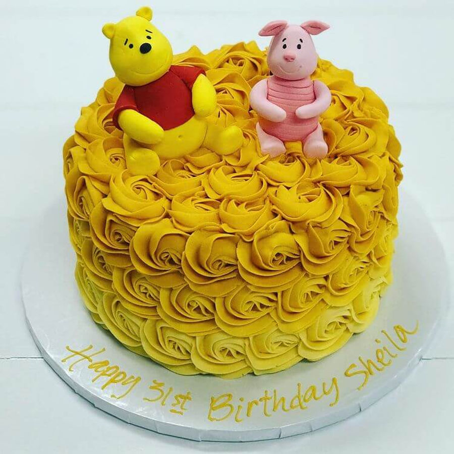 Birthday cake by Sweet Escape Cake Company, Indianapolis