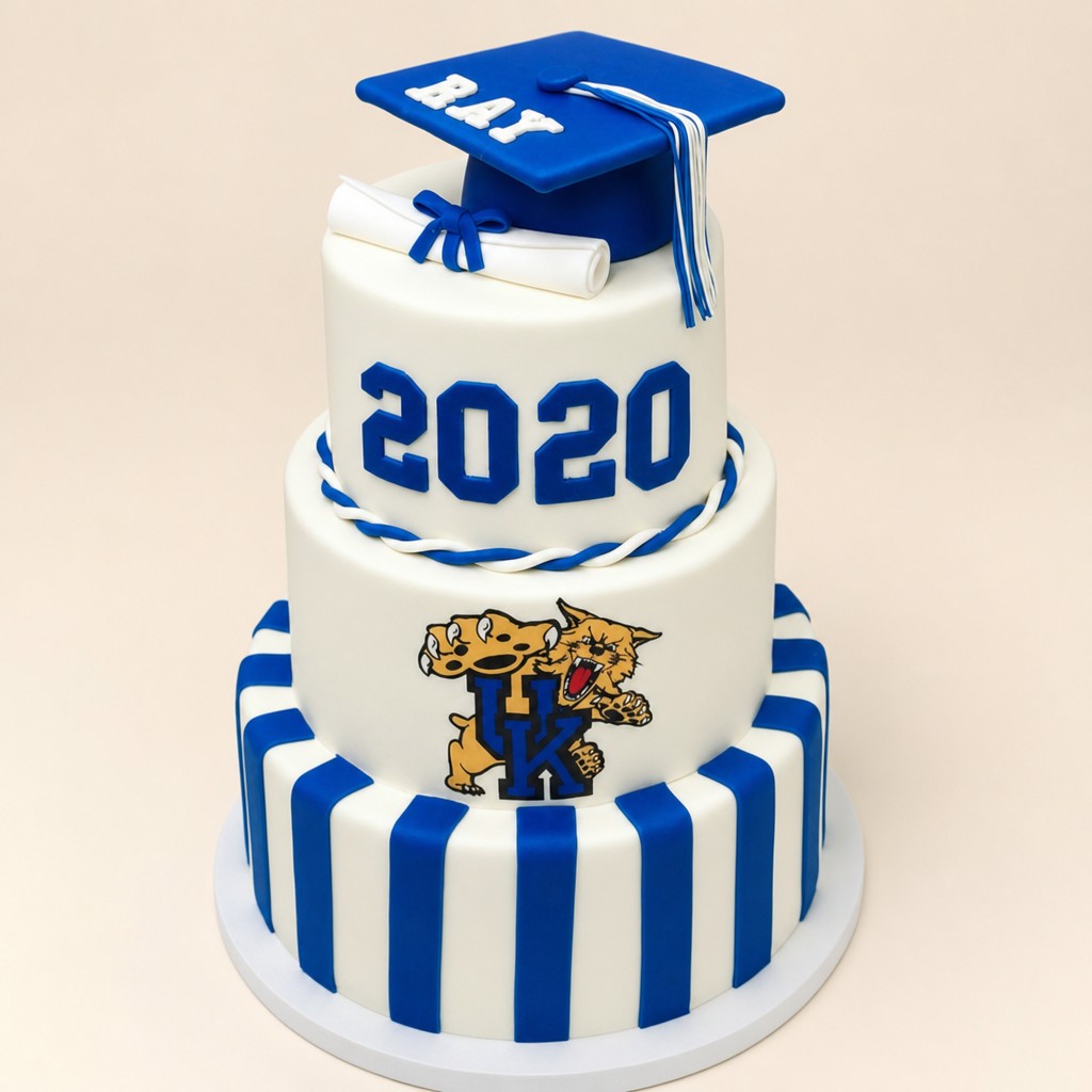 Graduation cake by Sweet Escape Cake Company, Indianapolis