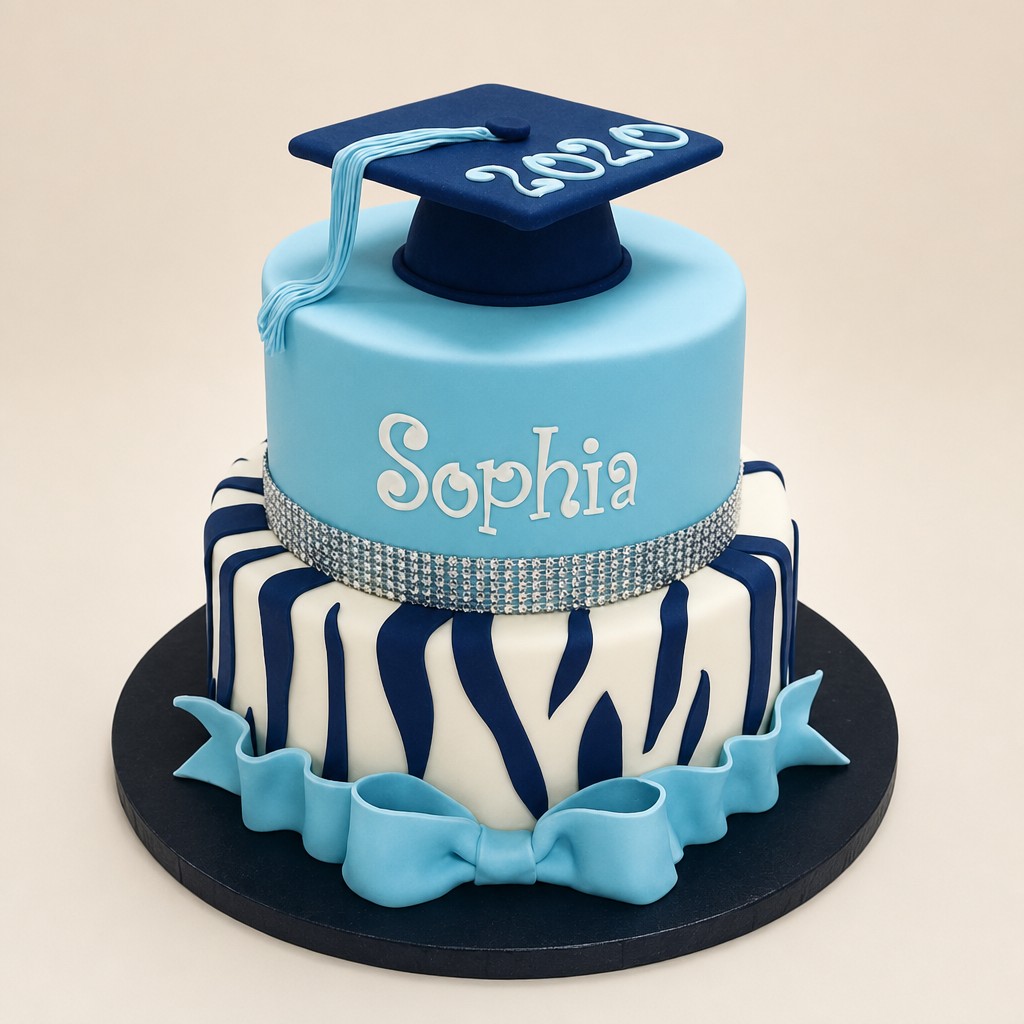 Graduation cake by Sweet Escape Cake Company, Indianapolis