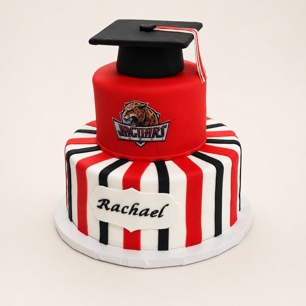 Graduation cake by Sweet Escape Cake Company, Indianapolis