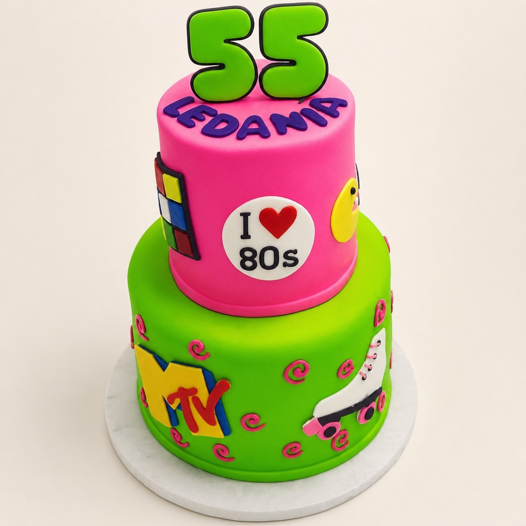 Birthday cake by Sweet Escape Cake Company, Indianapolis