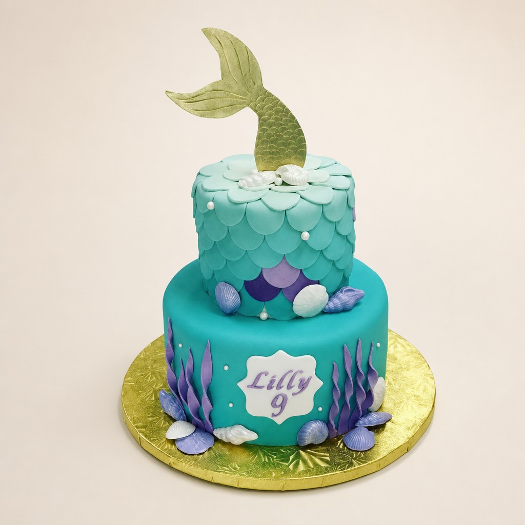 Birthday cake by Sweet Escape Cake Company, Indianapolis