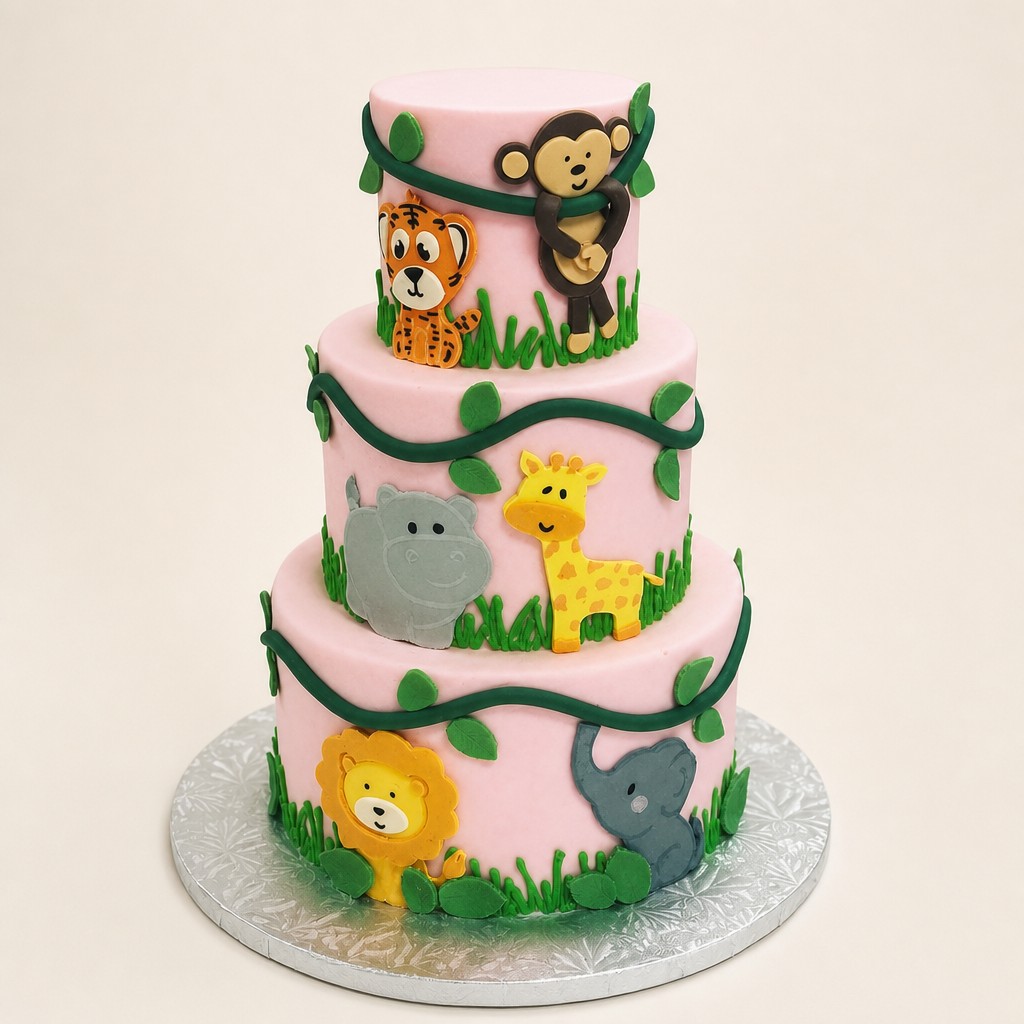 Birthday cake by Sweet Escape Cake Company, Indianapolis