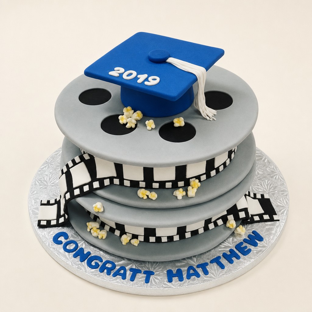 Graduation cake by Sweet Escape Cake Company, Indianapolis