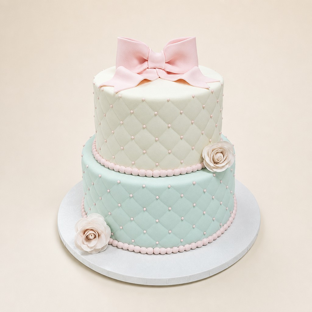 Baby shower cake by Sweet Escape Cake Company, Indianapolis