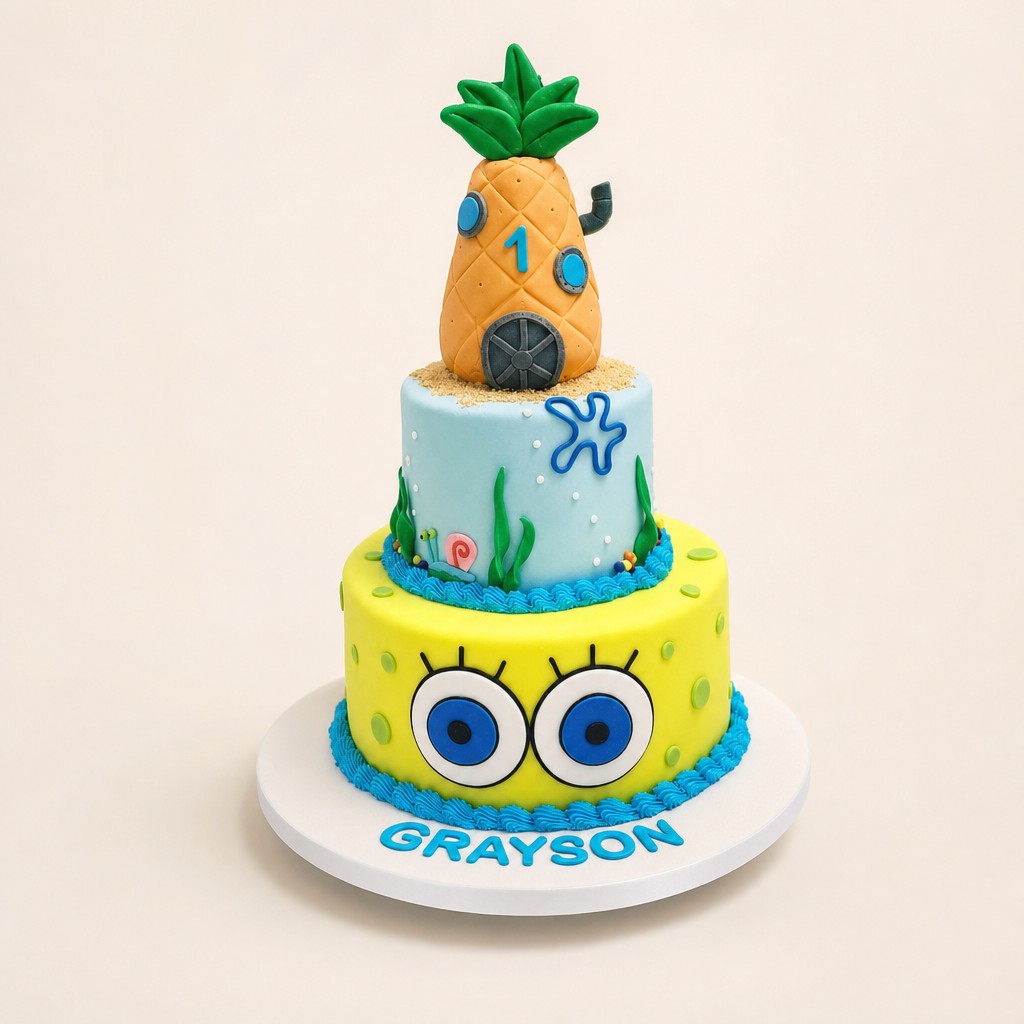 Birthday cake by Sweet Escape Cake Company, Indianapolis
