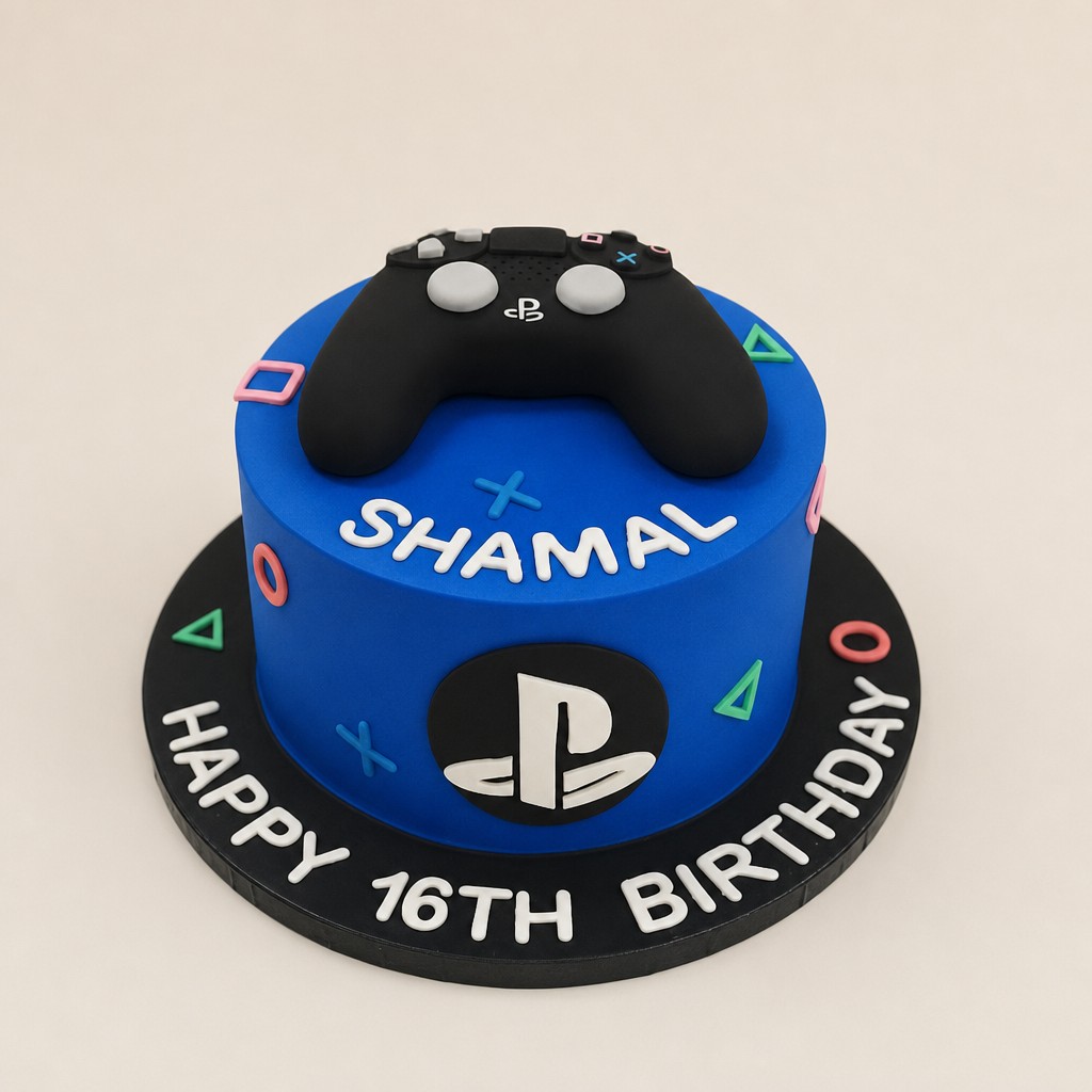 Birthday cake by Sweet Escape Cake Company, Indianapolis