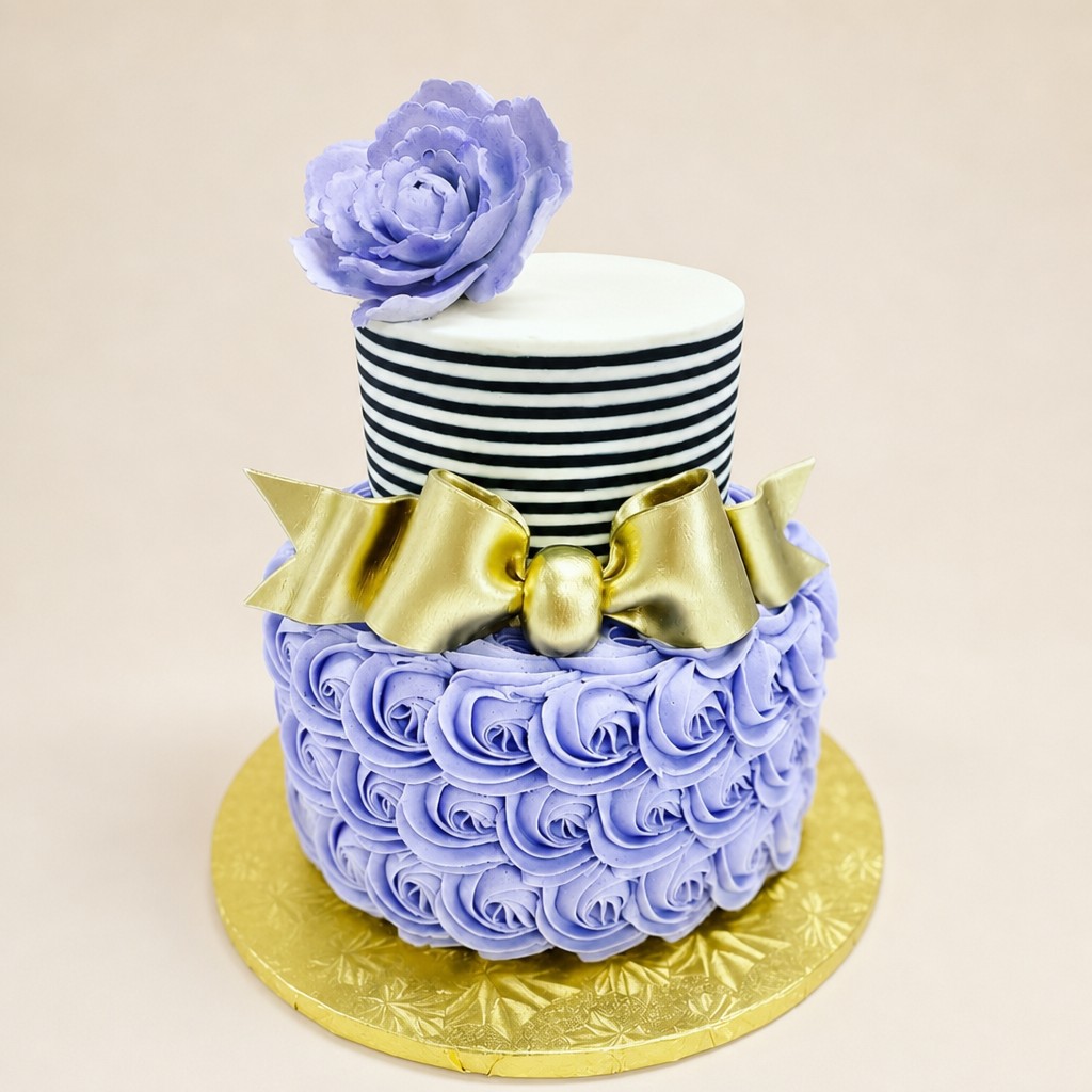 Birthday cake by Sweet Escape Cake Company, Indianapolis