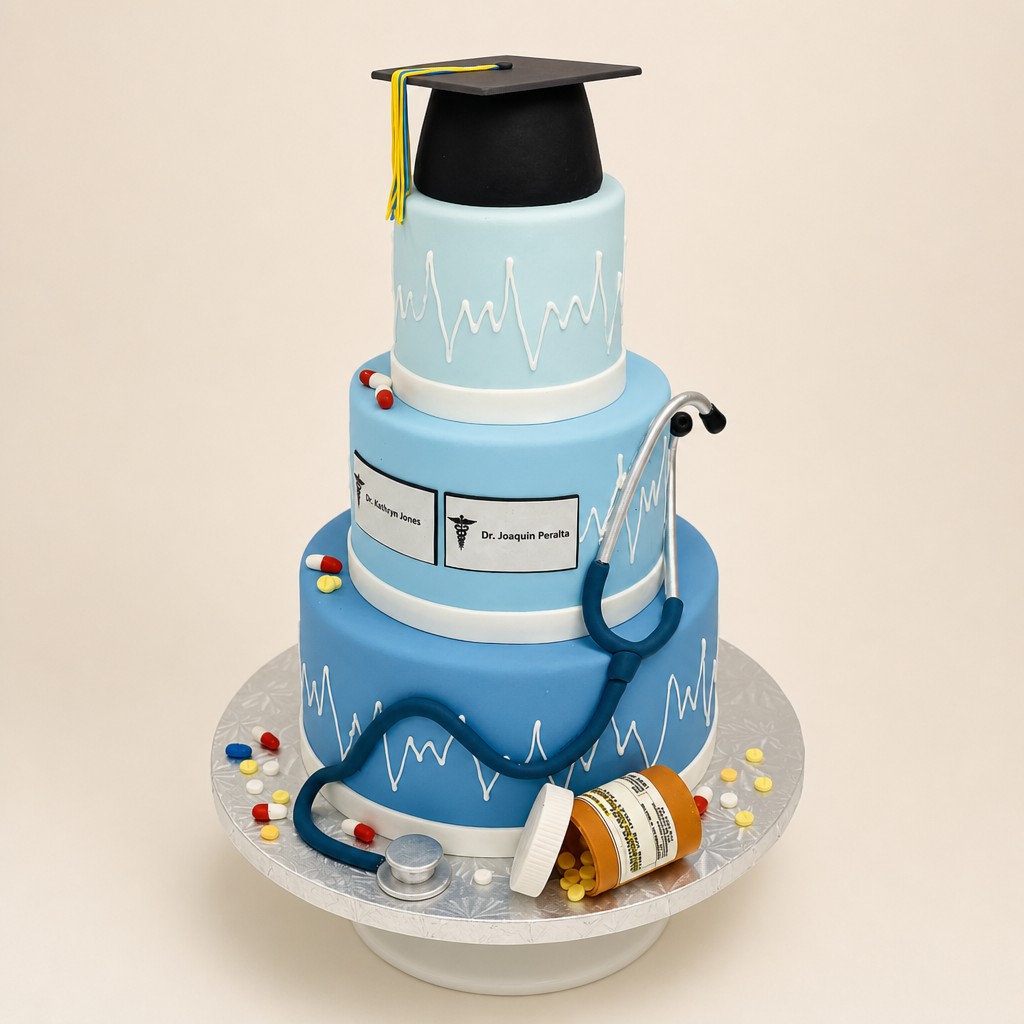 Graduation cake by Sweet Escape Cake Company, Indianapolis