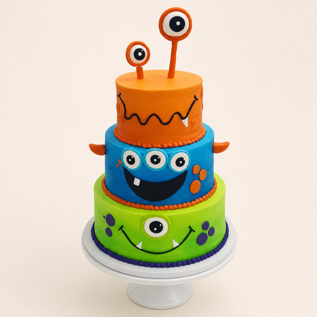 Birthday cake by Sweet Escape Cake Company, Indianapolis