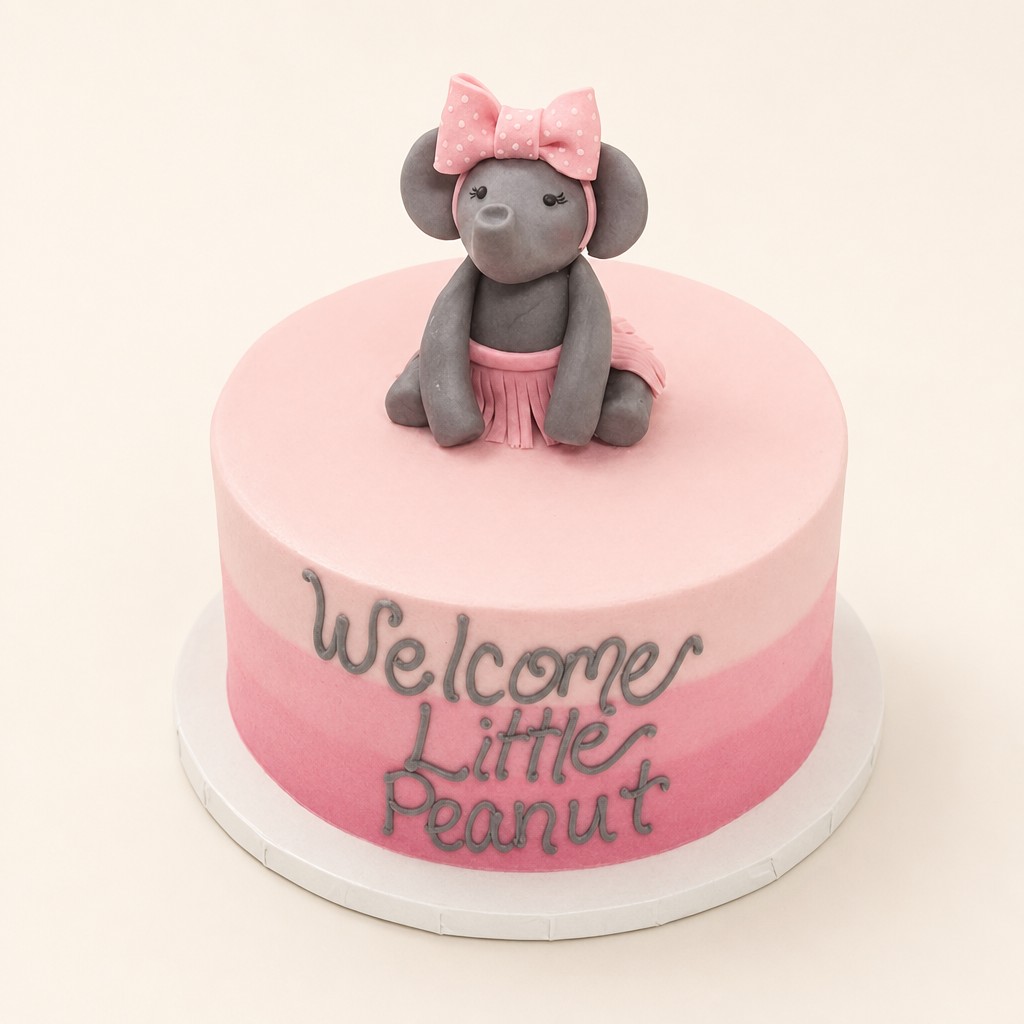 Baby shower cake by Sweet Escape Cake Company, Indianapolis