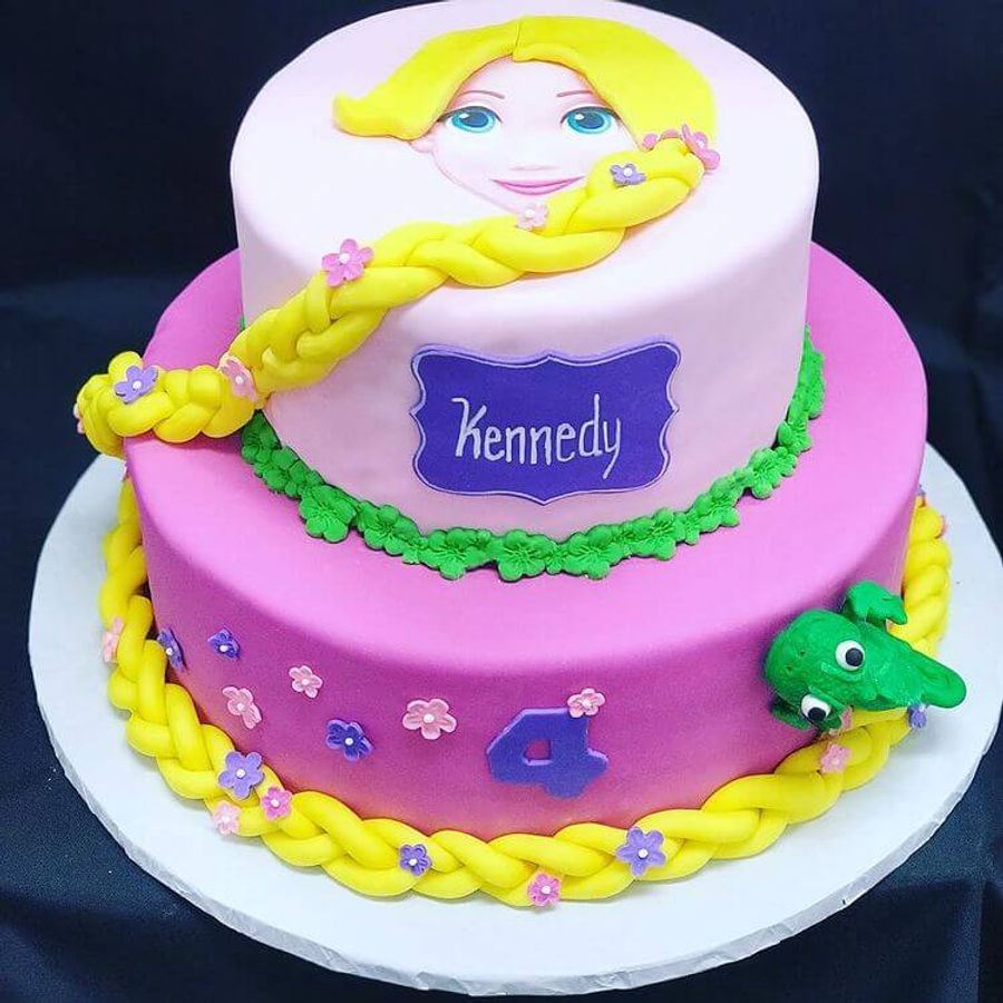 Birthday cake by Sweet Escape Cake Company, Indianapolis