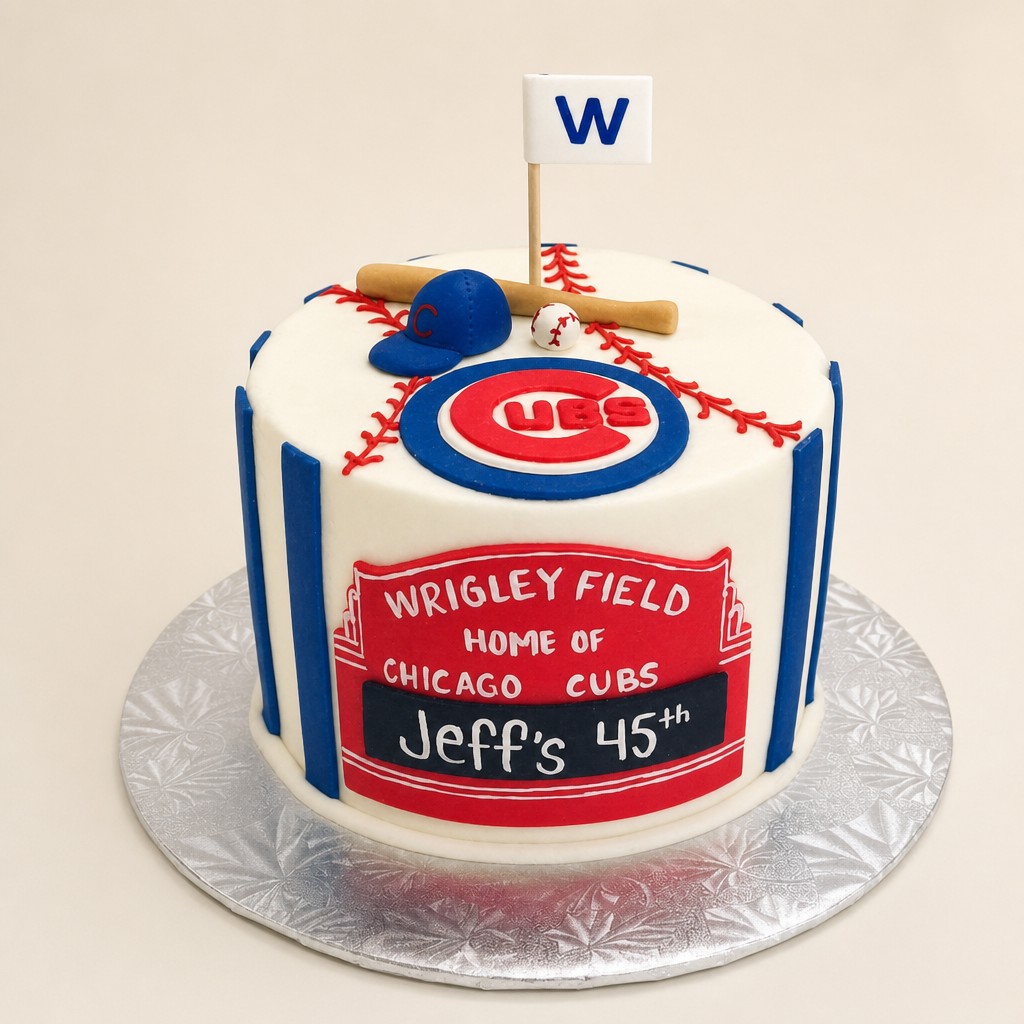 Birthday cake by Sweet Escape Cake Company, Indianapolis