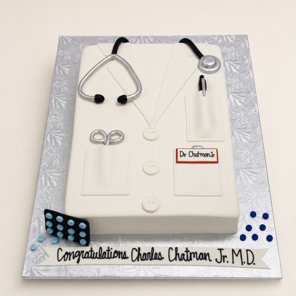 Graduation cake by Sweet Escape Cake Company, Indianapolis