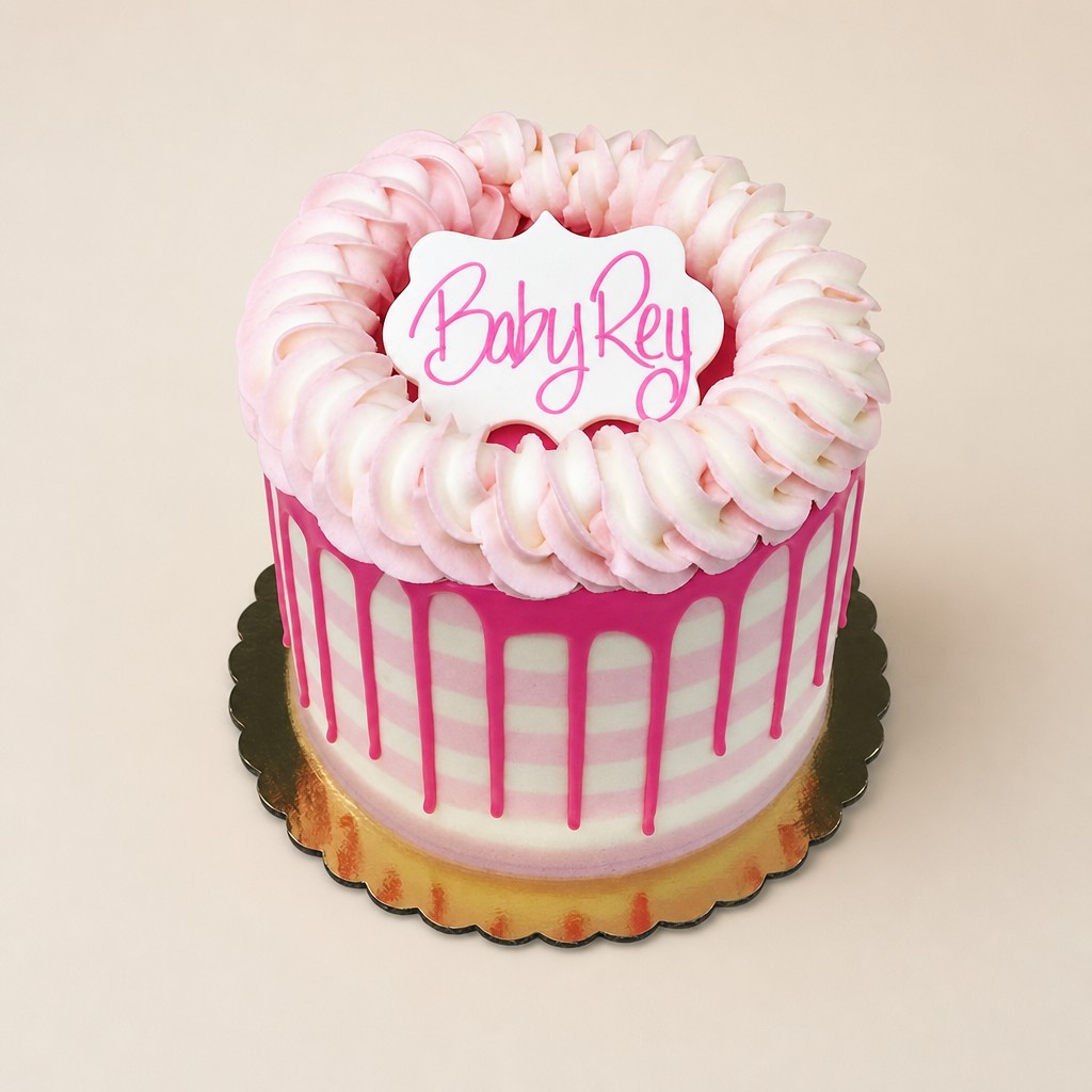 Baby shower cake by Sweet Escape Cake Company, Indianapolis