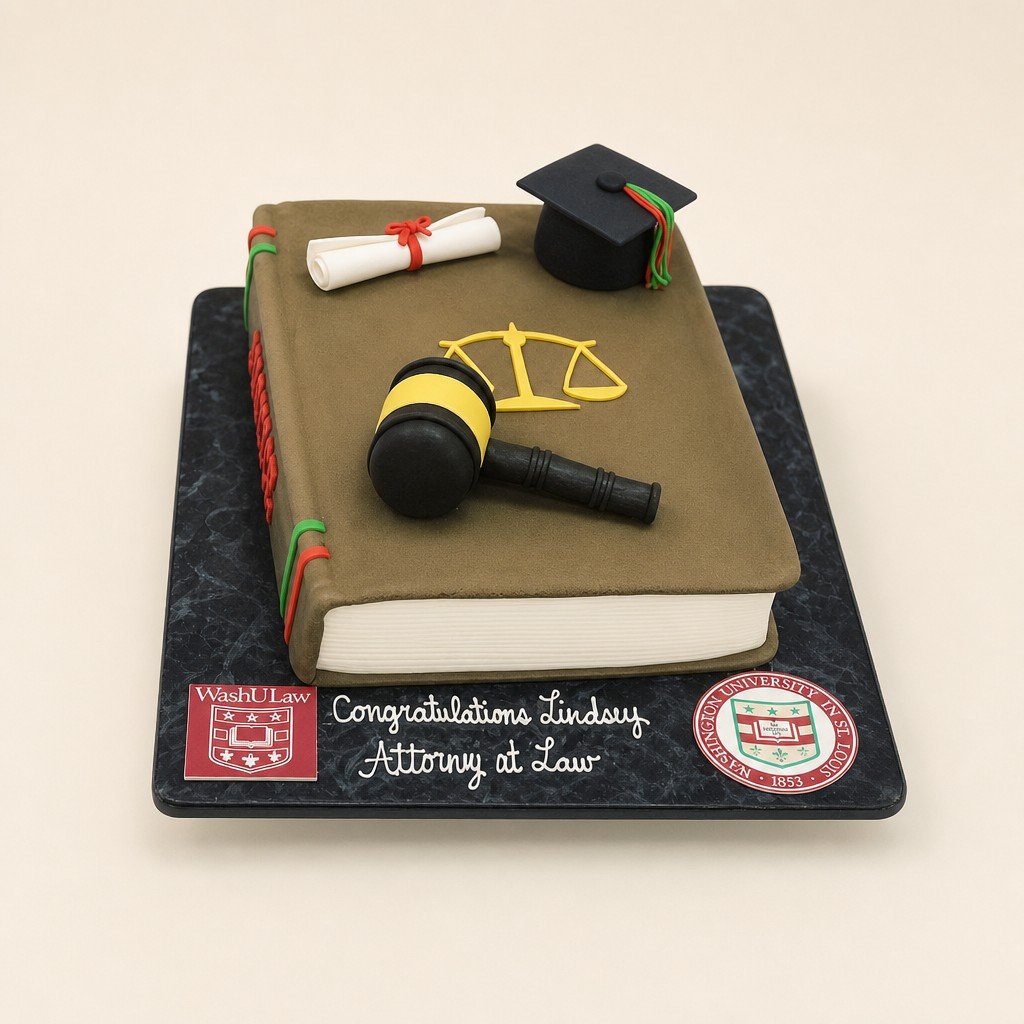 Graduation cake by Sweet Escape Cake Company, Indianapolis