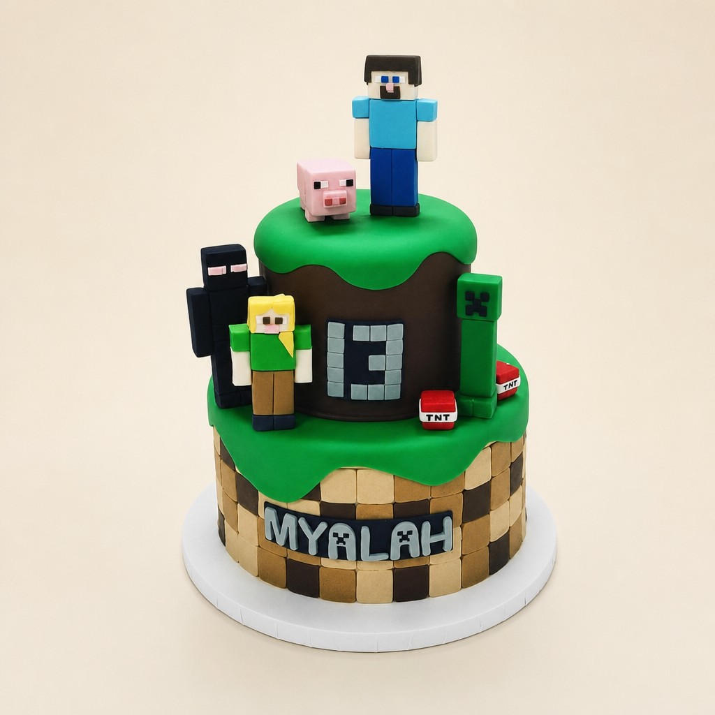 Birthday cake by Sweet Escape Cake Company, Indianapolis