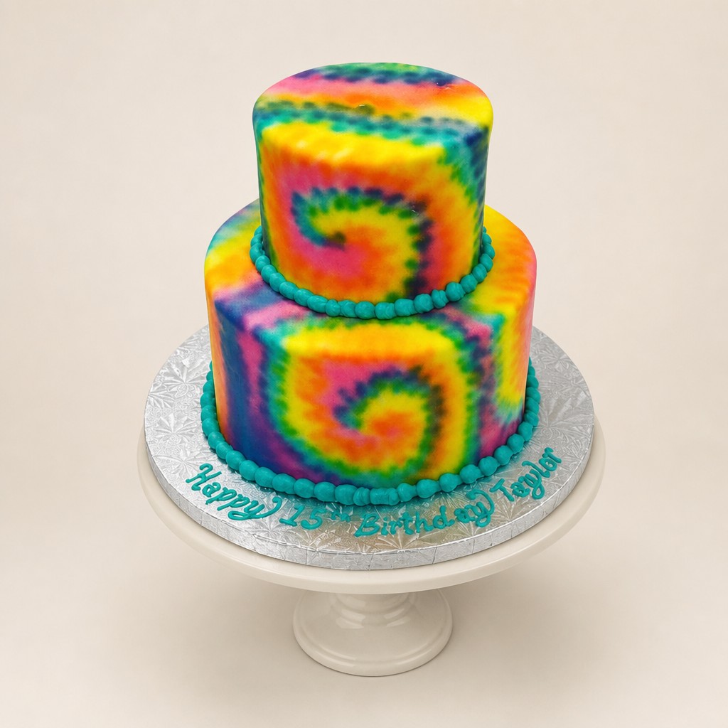 Birthday cake by Sweet Escape Cake Company, Indianapolis