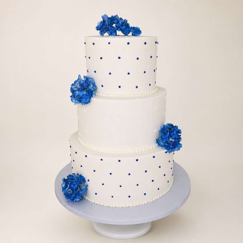 Wedding cake by Sweet Escape Cake Company, Indianapolis