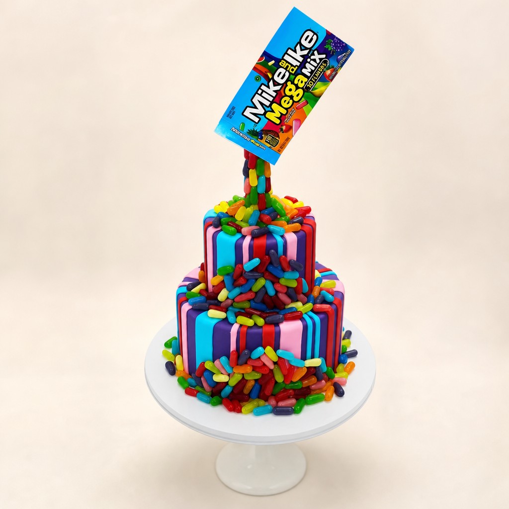 Birthday cake by Sweet Escape Cake Company, Indianapolis