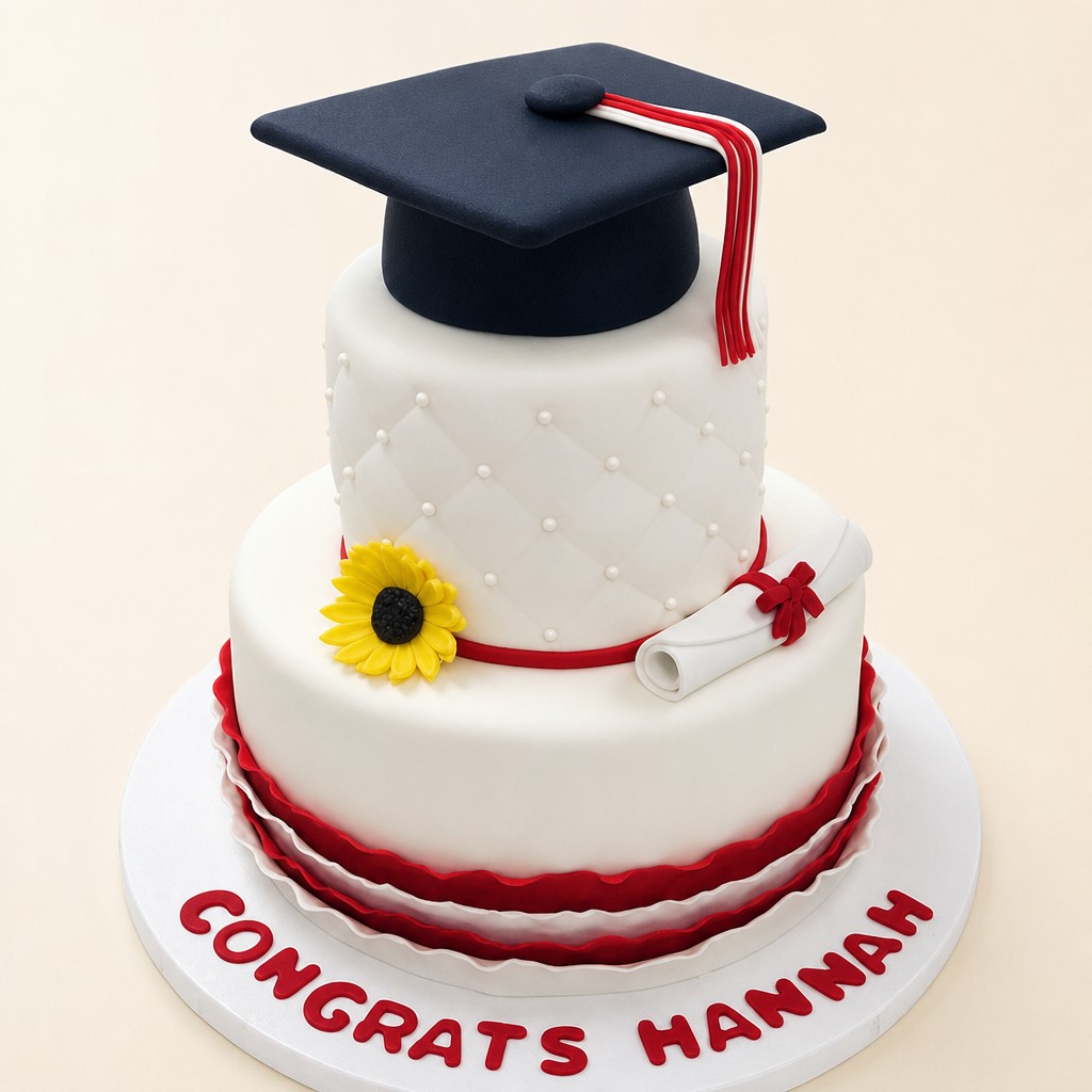 Graduation cake by Sweet Escape Cake Company, Indianapolis