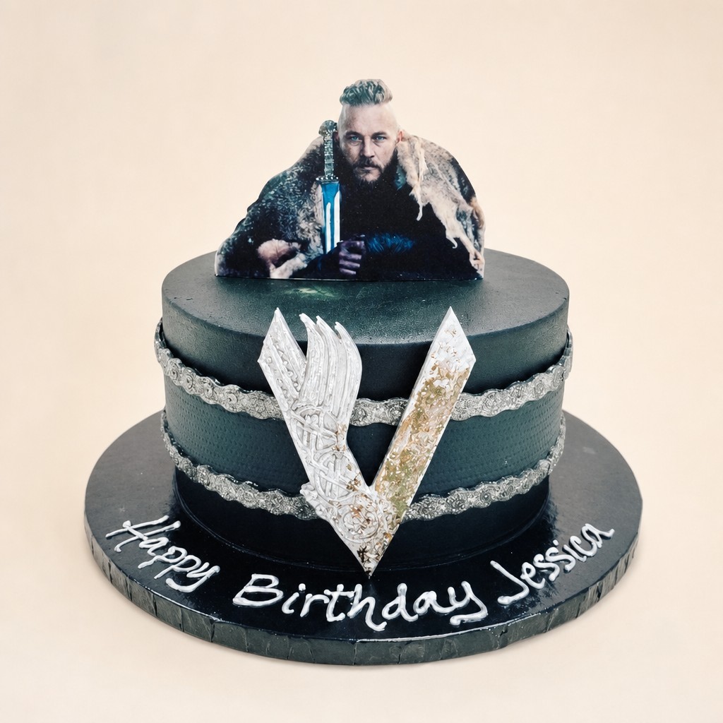 Birthday cake by Sweet Escape Cake Company, Indianapolis