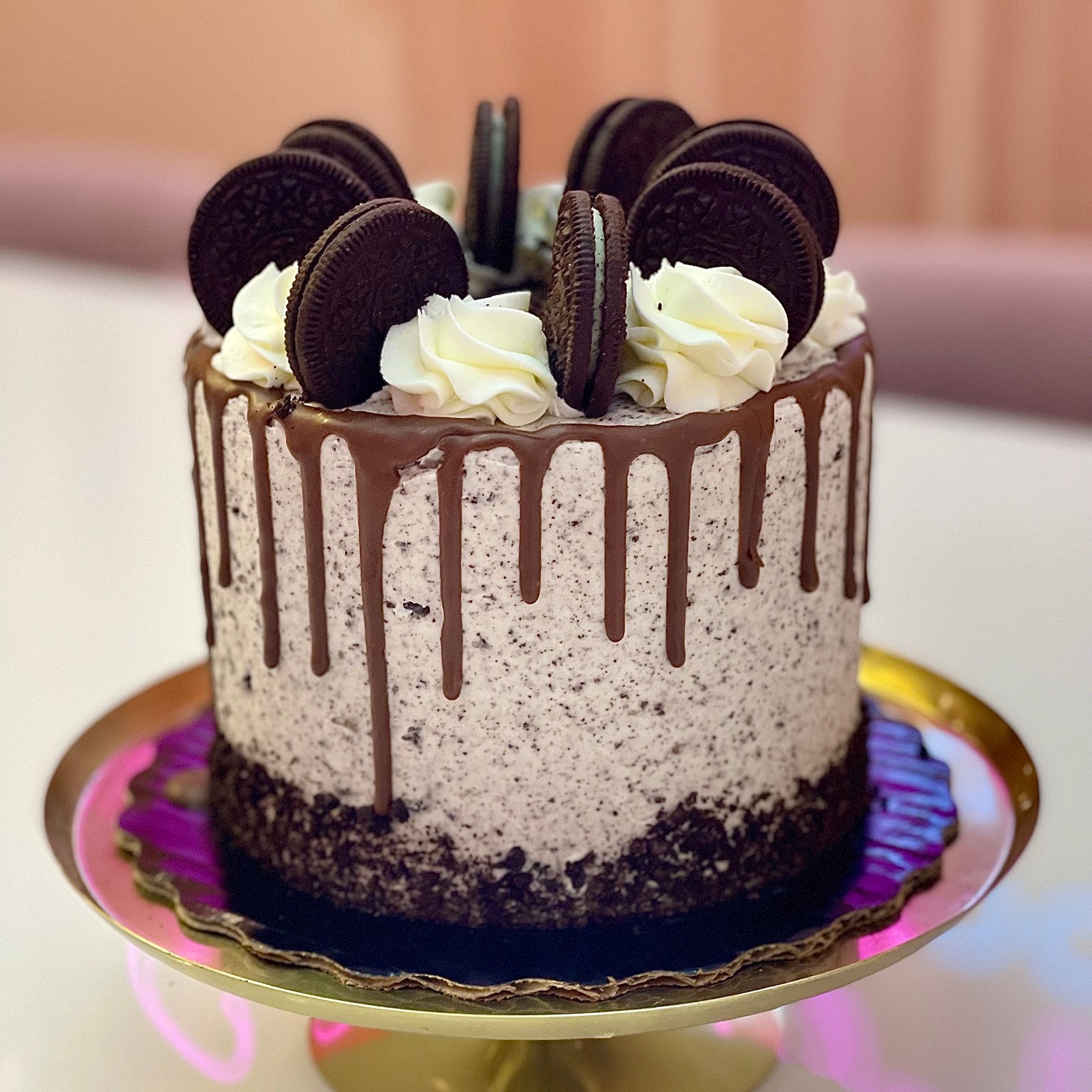 Oreo drip celebration cake